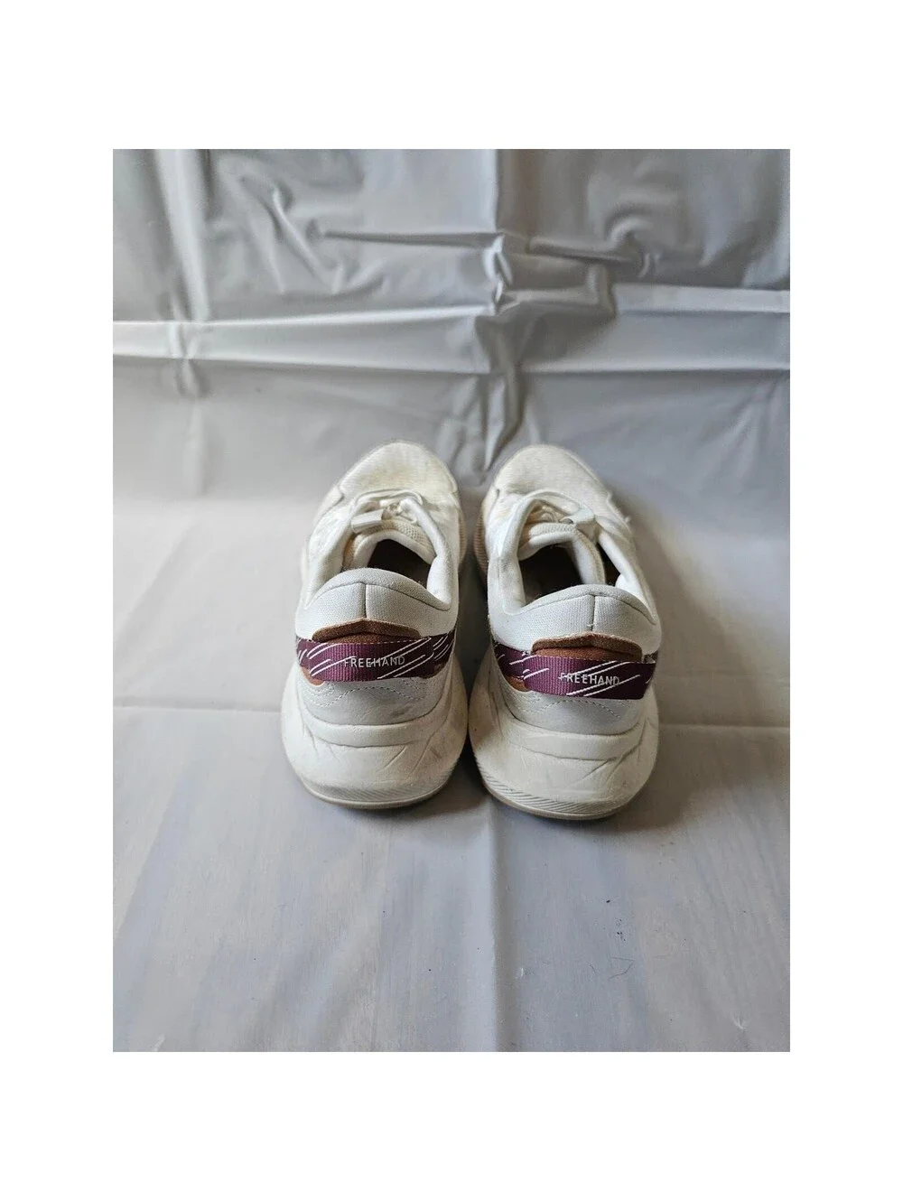 Ryka Athletic Shoes Women’s 7.5 White Maroon Running Training Sneakers